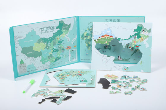 Un buon prezzo. Puzzle per mappe magnetiche del mondo personalizzato Puzzle per bambini in linea