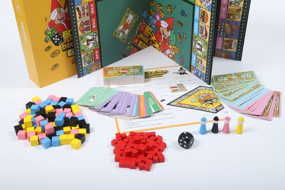 Un buon prezzo. Giochi da tavolo stampabili CMYK Logo personalizzato per l'intrattenimento in linea