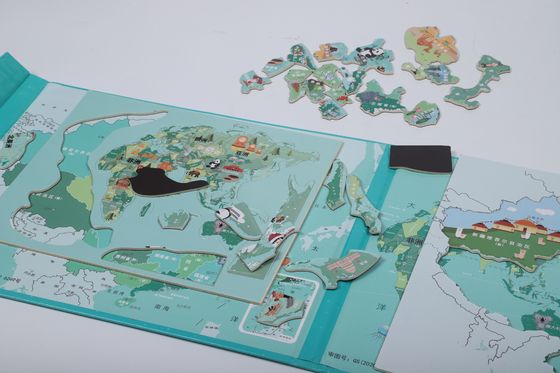 Un buon prezzo. Puzzle Magnetico Educativo Personalizzato Mappa Cinese Non Tossica in linea