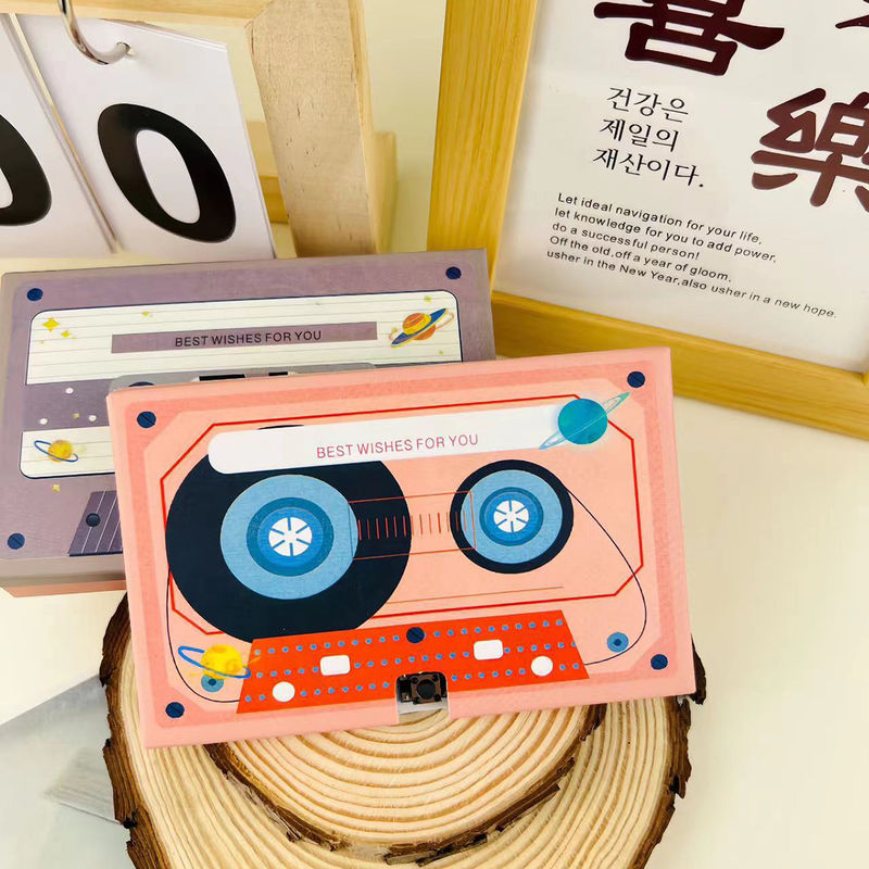 Stampa digitale Musica creativa automatica Suonare biglietti di auguri Stampa carta a tema assortito