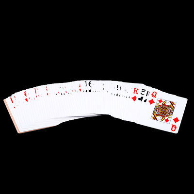 Un buon prezzo. Giocattoli di carte stampati su misura 52 pezzi per il casinò in linea