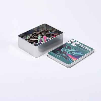 Cartoline di gioco per l'apprendimento stampate con modelli Puzzle didattici
