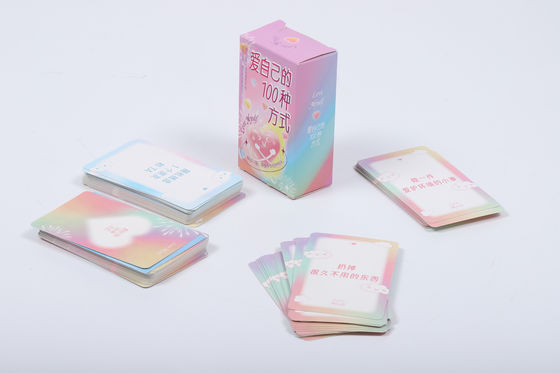 Un buon prezzo. Interattivo per l'apprendimento didattico Cartoline di gioco Stampa personalizzata di carte da gioco in linea