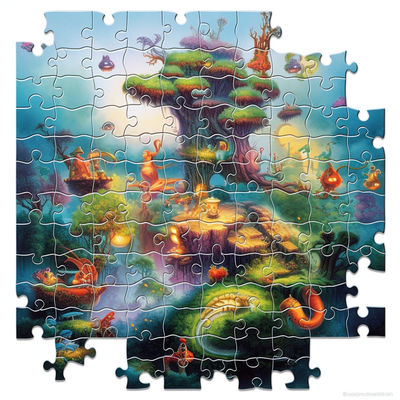 Un buon prezzo. Puzzle di cartone robusto per attività familiari in casa in linea