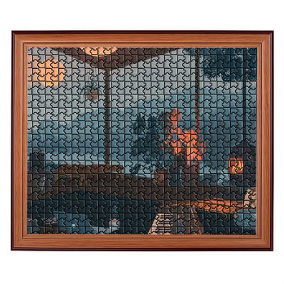 Un buon prezzo. Puzzle fotografici rettangolari a colori personalizzabili in linea